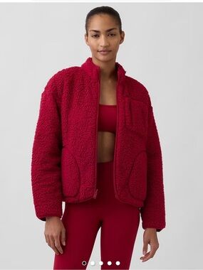 GAPFIT Reversible Women's Sherpa Zip Jacket size‎ large